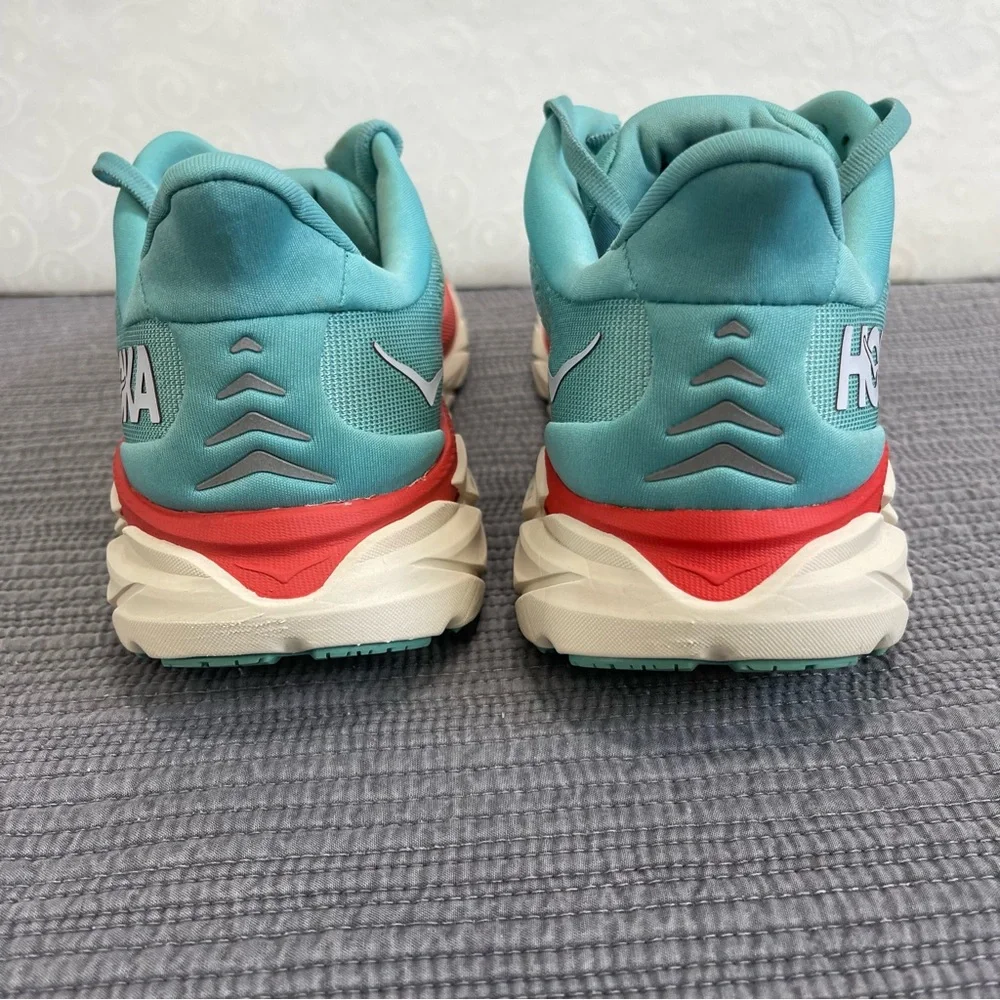 Hoka One One Clifton 8 Women's Size 9 B Blue Running Athletic Sneakers - Picture 6 of 12